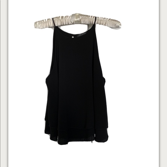 Julie Billiart black flowy sleeveless top - Picture 1 of 2